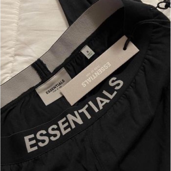 New in the bag Essentials Fear of God Black Jersey Lounge Pants - Picture 7 of 9